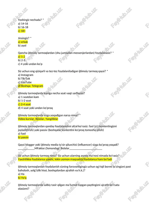 ijtimoiy tarmoqlar — DOCX