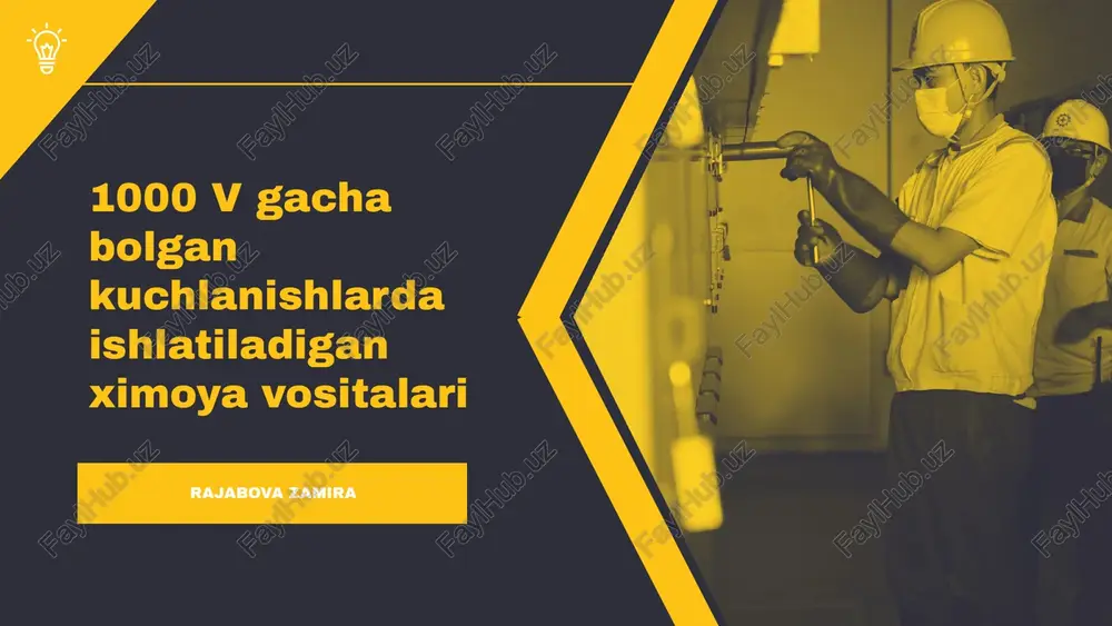 ximoya vositalari — PPTX