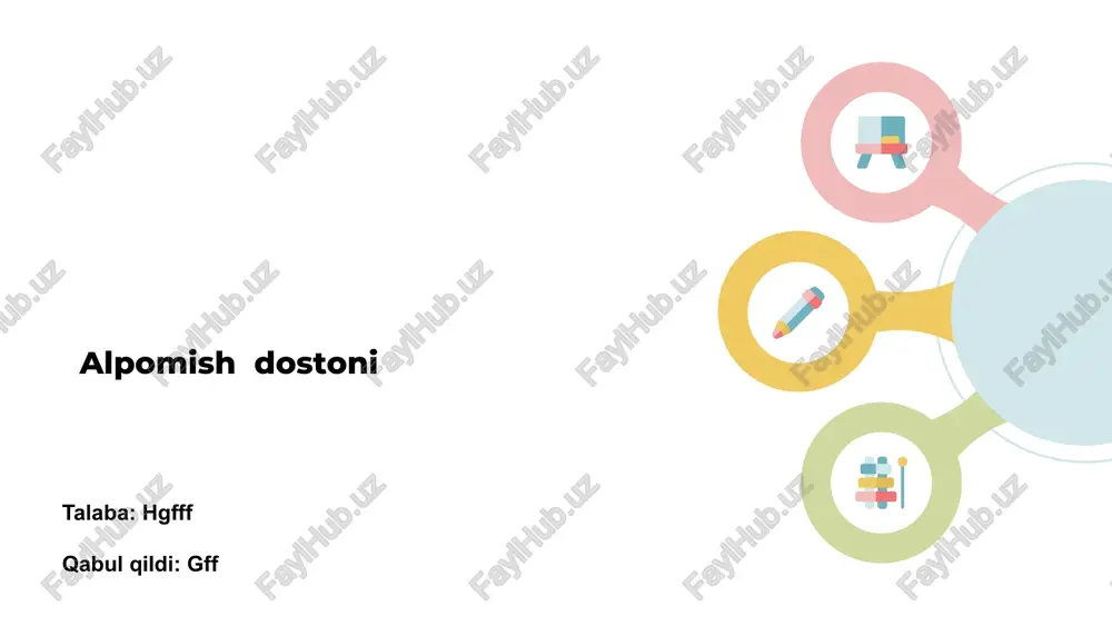 alpomish dostoni — PPTX