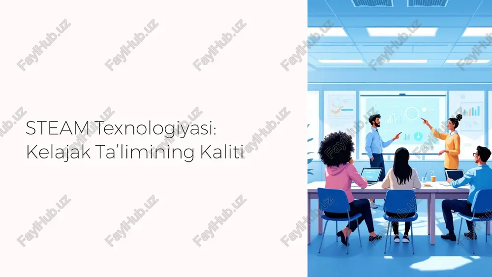 steam texnologiyasi: kelajak ta’limining kaliti — PPTX