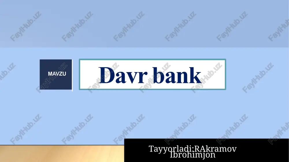 davr mobile — PPTX