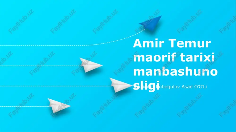 matla-us-sa'dain va majma-ul bahrain — PPTX