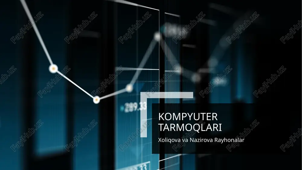 kompyuter tarmoqlari — PPTX