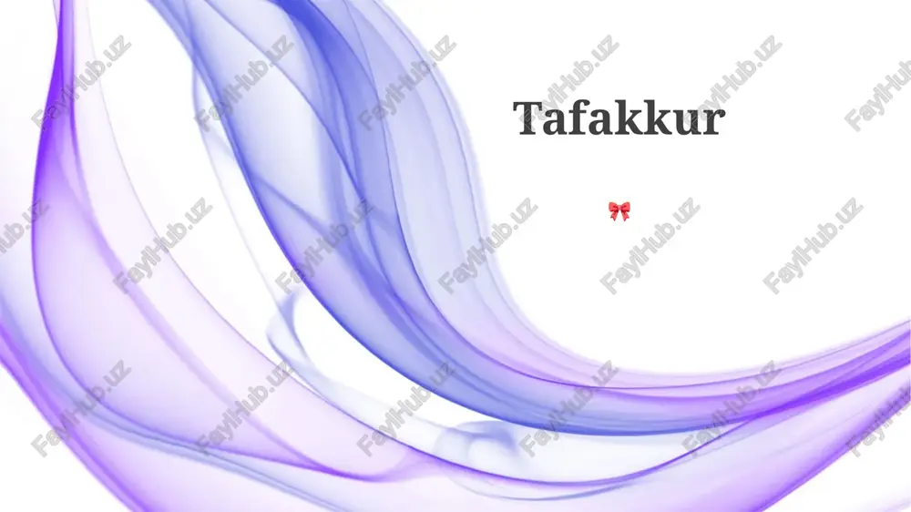 tafakkur — PPTX