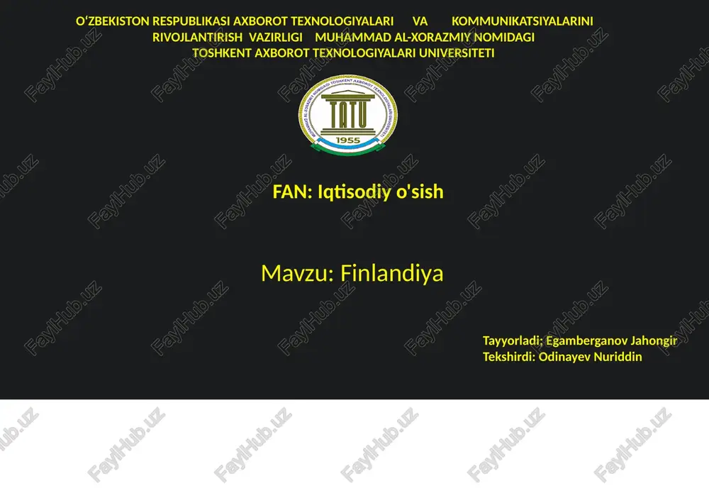 finlandiya — PPTX