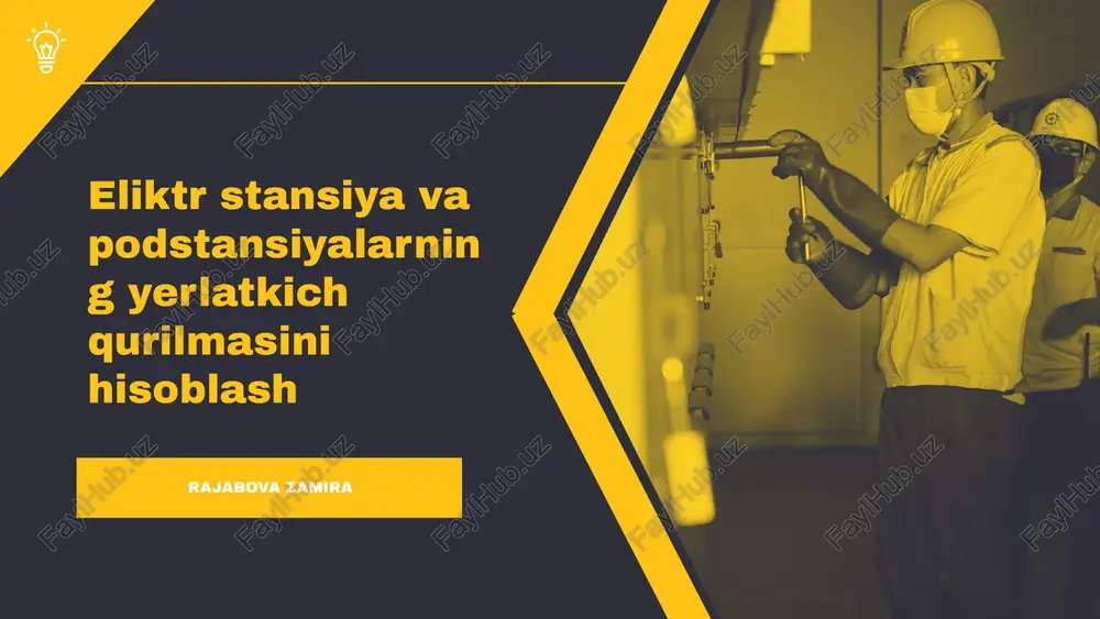 yerlatkich qurilma hisoblash — PPTX
