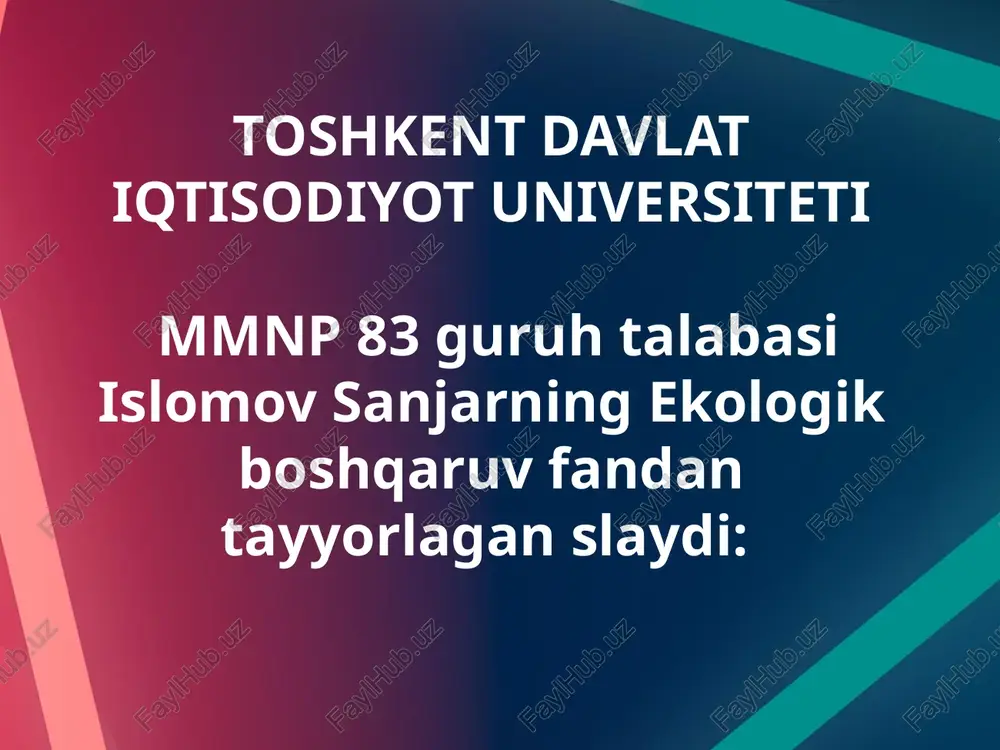 ekologikstandard — PPTX