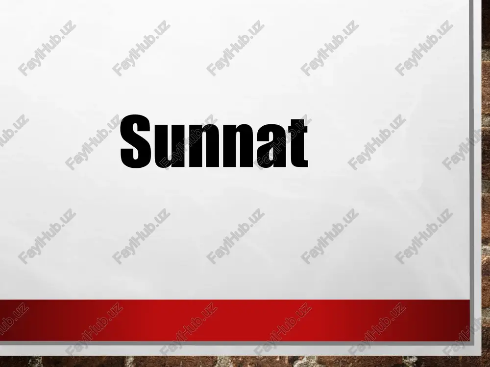 sunnat — PPTX