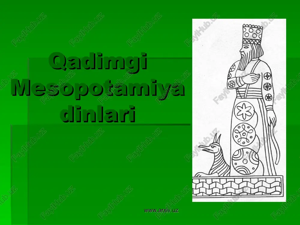 qadimgi mesopotamiya dinlari — PPT