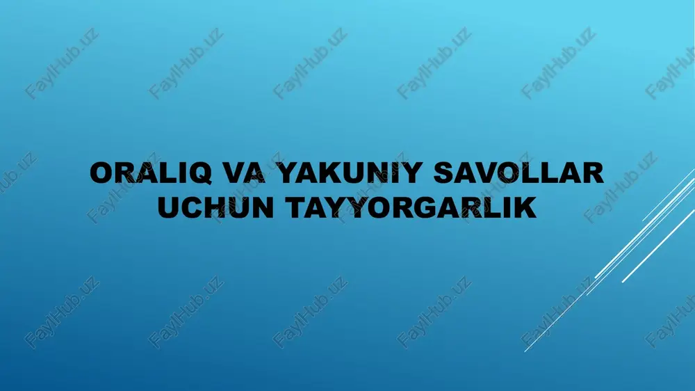 milliy xavfsizlik turlari — PPTX
