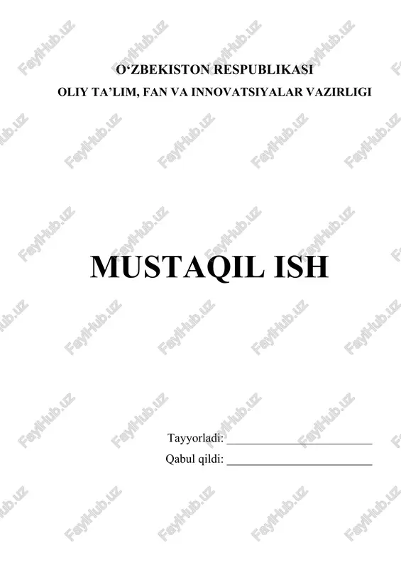 boshlang’ich ta’limda zamonaviy pedagogik texnologiyalar — DOCX