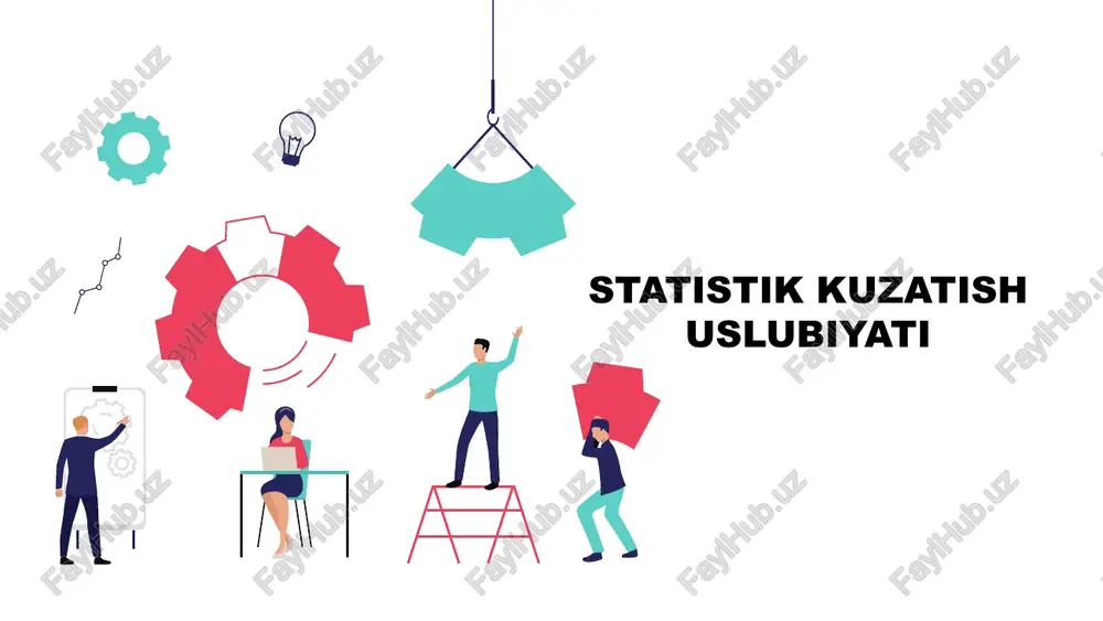 statistik kuzatish uslubiyati — PPTX