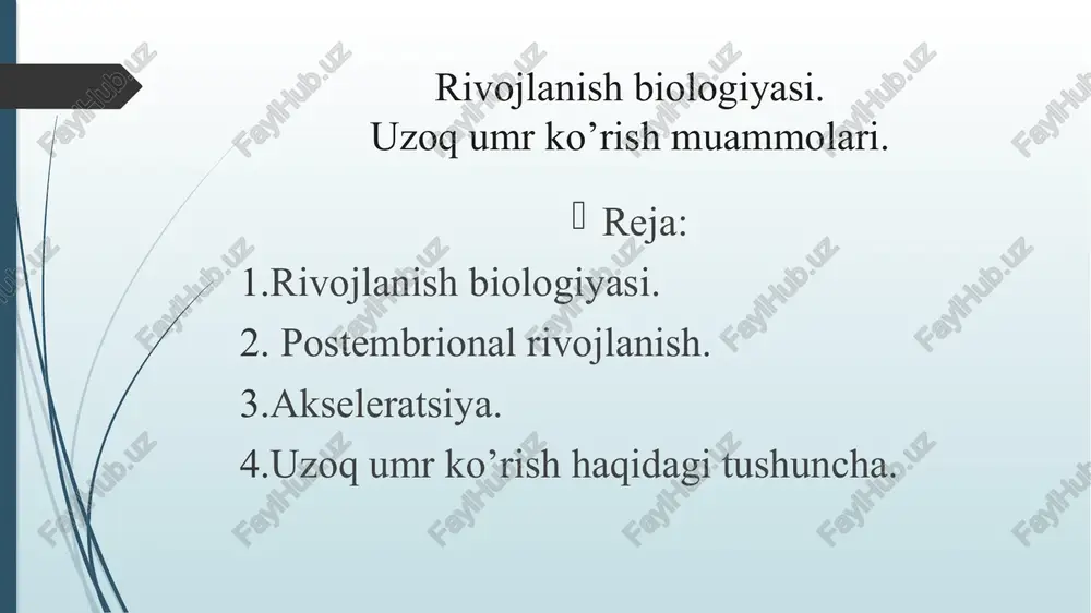 rivojlanishbiologiyasi — PPTX