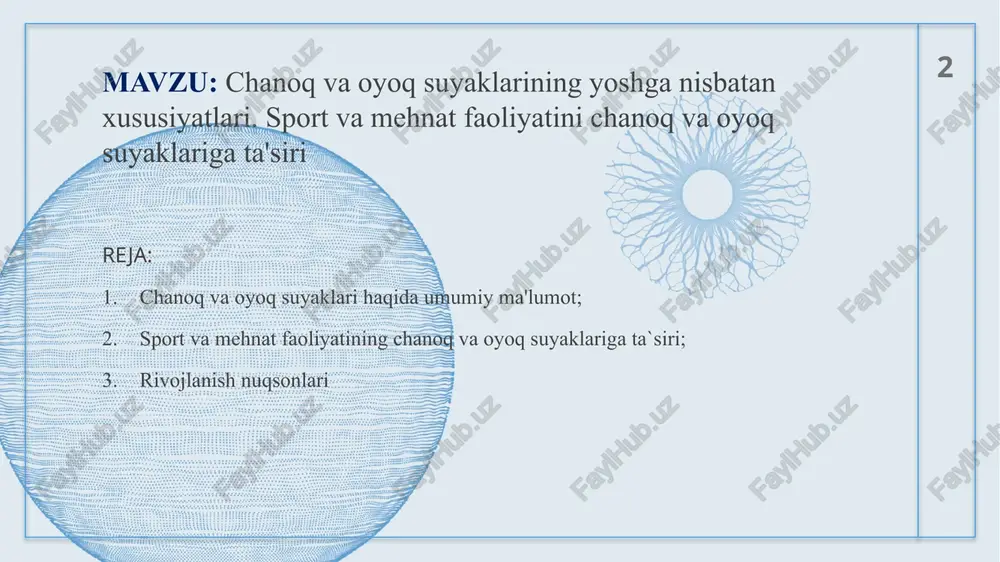 chanoqvaoyoqsuyaklariningyoshganisbatanxususiyatlari — PPTX