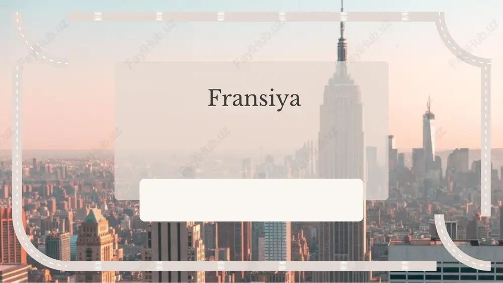fransiya — PPTX