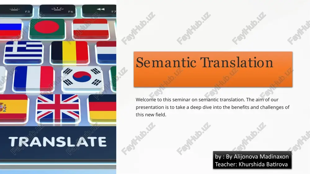 semantic translation — PPTX