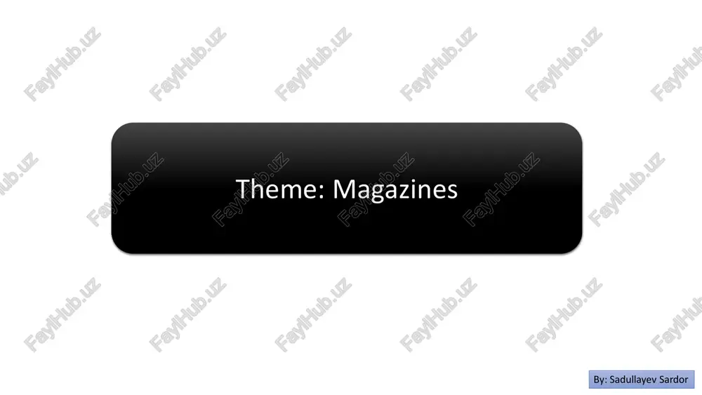 magazines: more than just pages — PDF