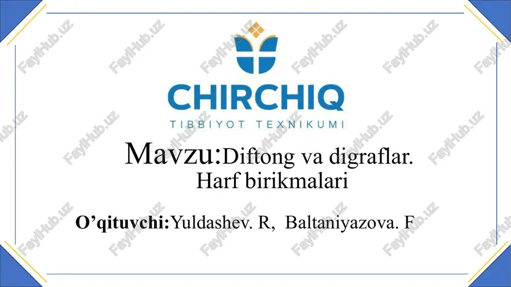 diftongvadigraflar.harfbirikmalari — PPTX