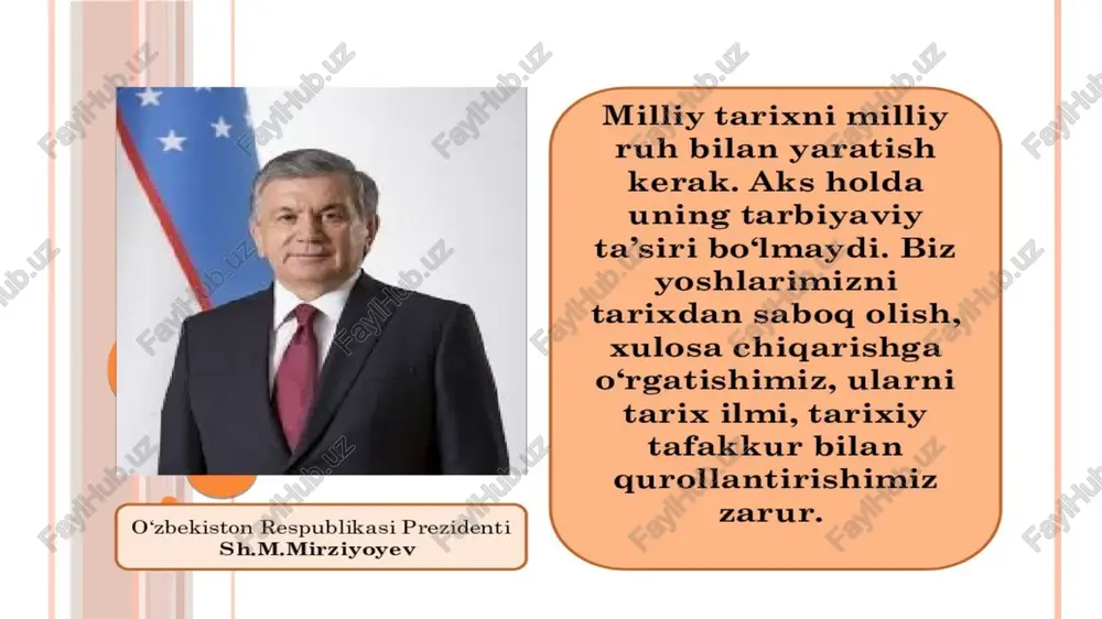 o‘zbekistonning eng yangi tarixi — PPTX