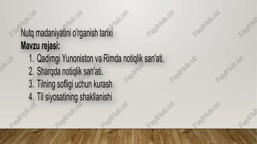 adabiy til rivojining xususiyatlari — PPTX