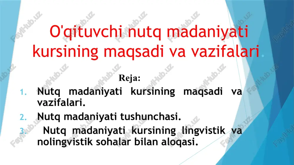 nutqmadaniyatikursi — PPTX