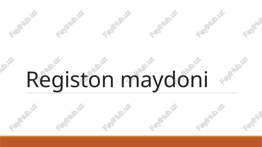 registonmaydoni — PPTX