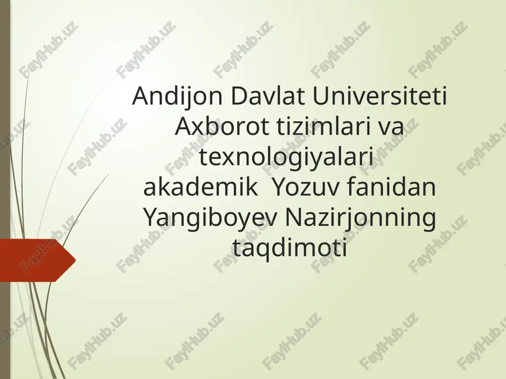 orfografiya — PPTX