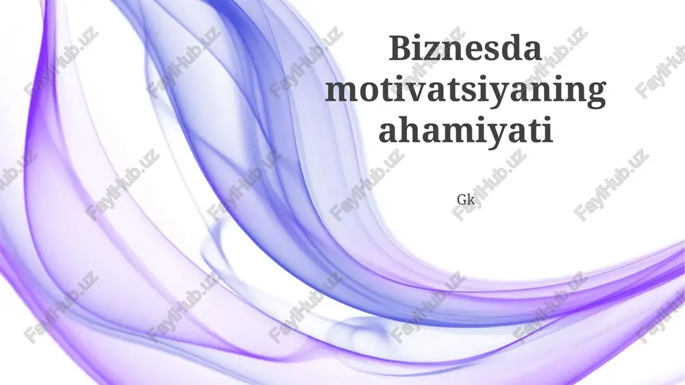 motivatsiya strategiyalari — PPTX