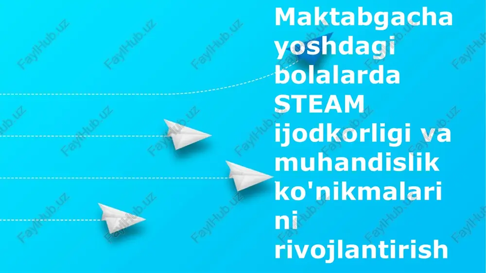 erta bolalik rivojlanishi — PPTX