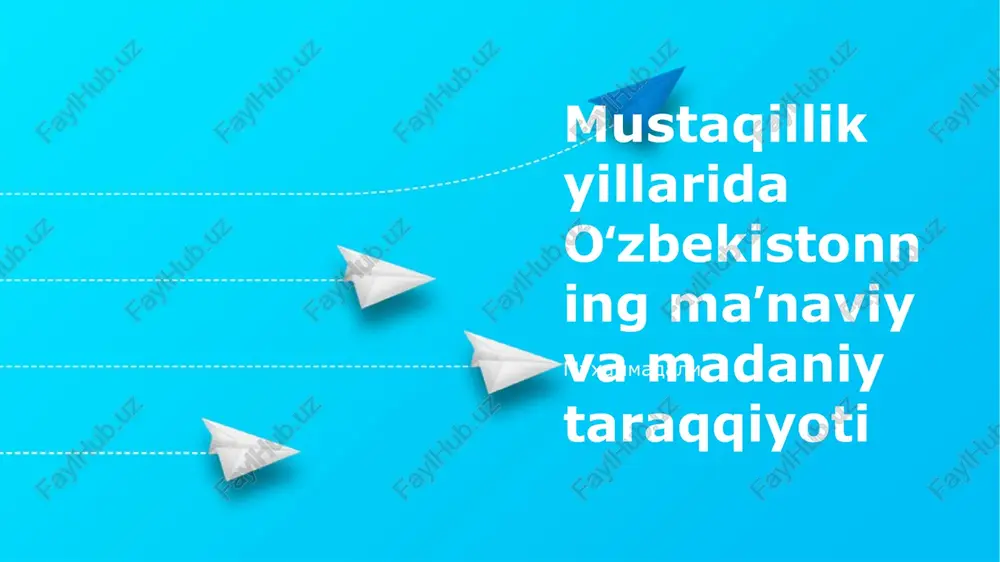 islom merosi tiklanishi — PPTX