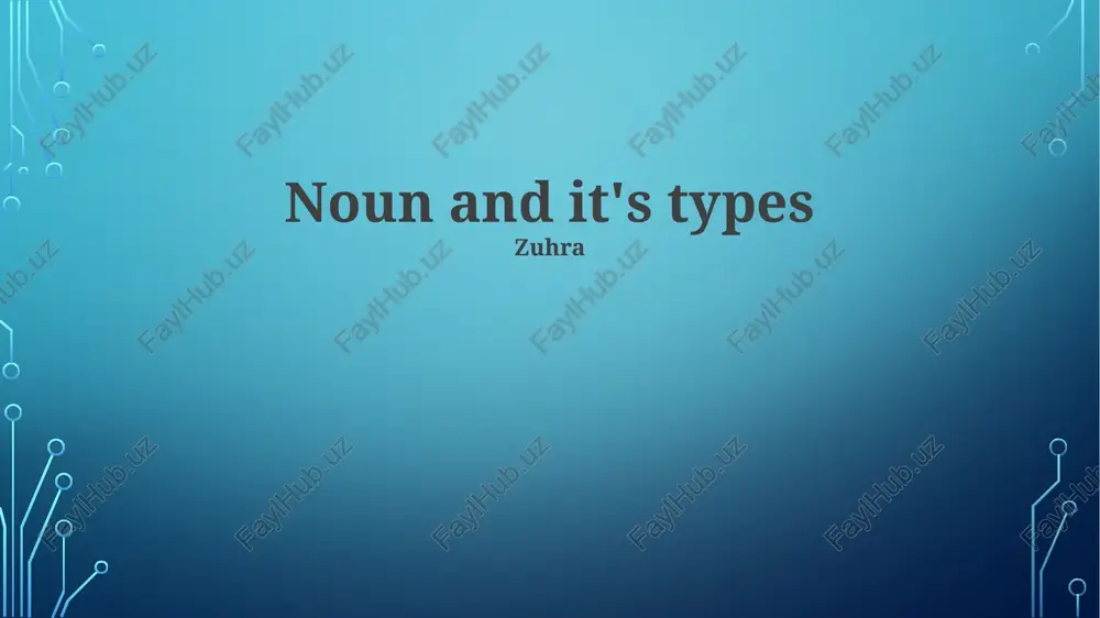 types of nouns — PPTX