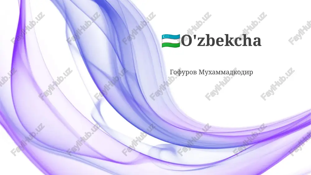 qadimgi tarix va zamonaviy orzular — PPTX