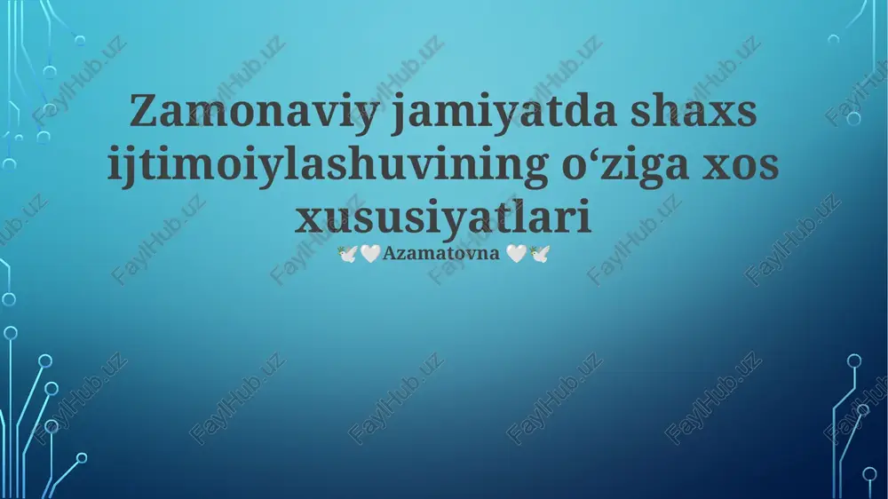 gig iqtisodiyoti va ijtimoiy tarmoqlar — PPTX