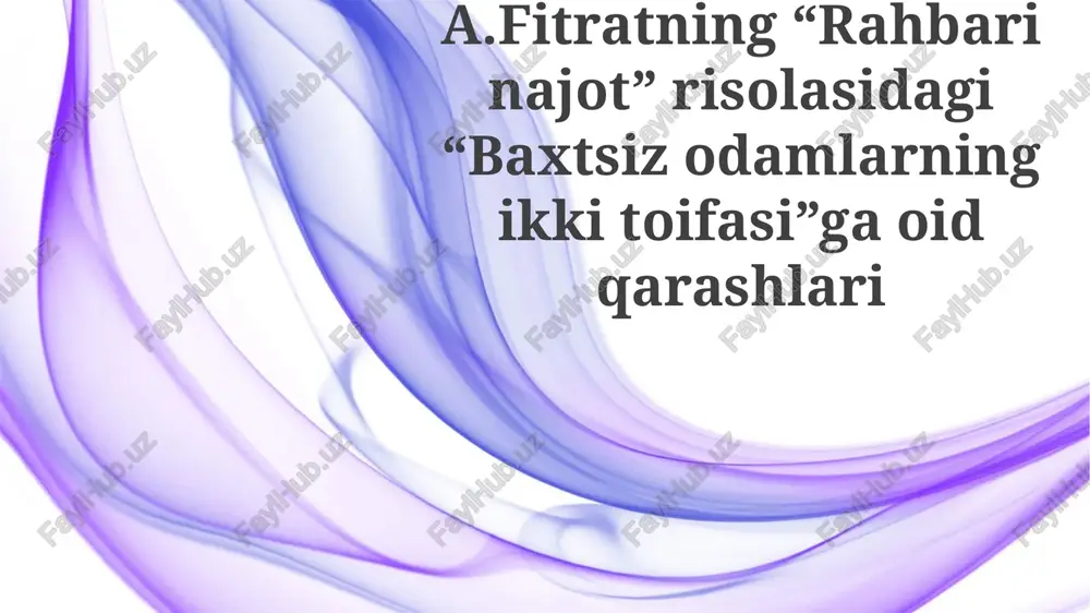 rahbari najot — PPTX