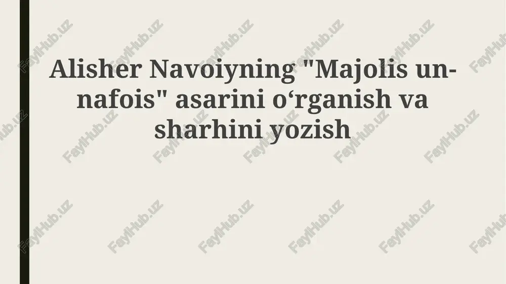 majolis un-nafois — PPTX
