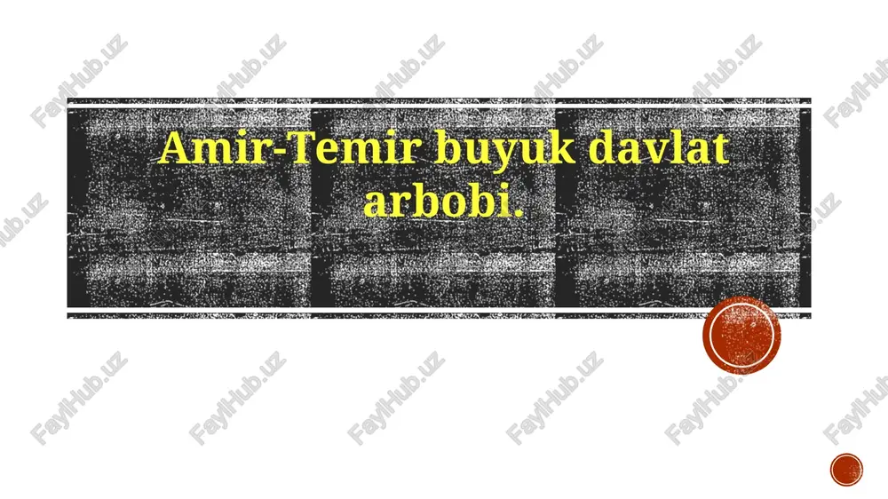 amir-temirbuyukdavlatarbobi — PPTX