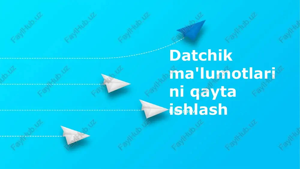 ma'lumotlarni qayta ishlash — PPTX