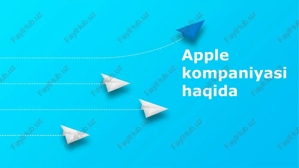 applekompaniyasihaqida — PPTX