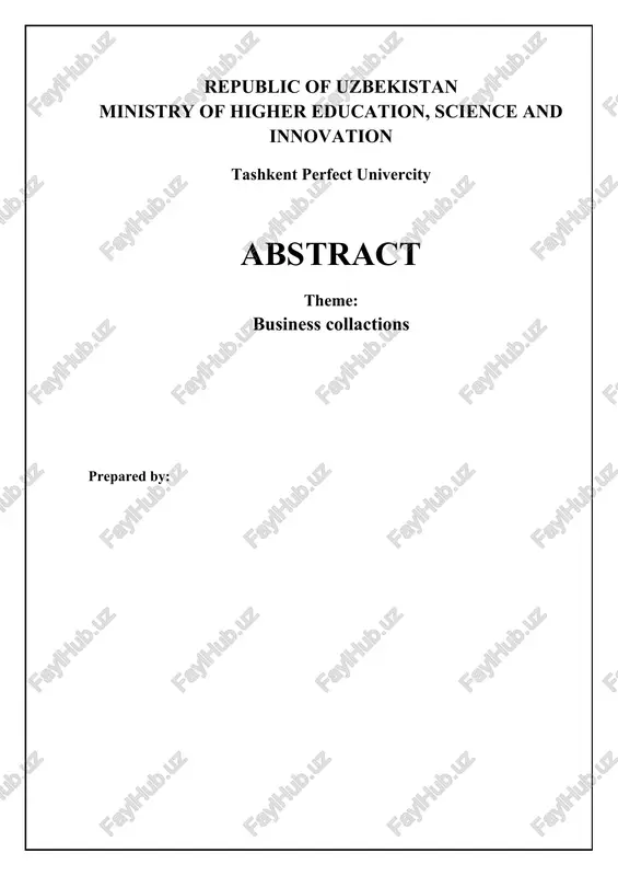 business collections — DOCX