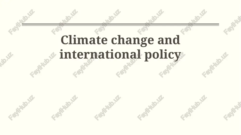 understanding the climate crisis: science, impacts, and urgency — PPTX