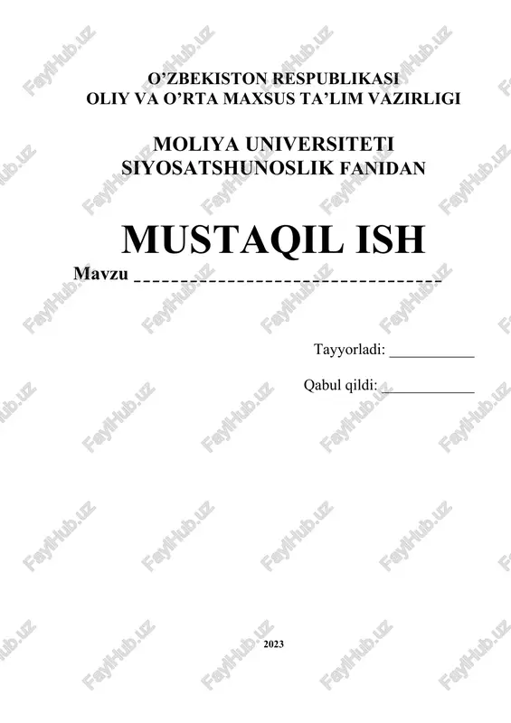 siyosiy ma’daniyat — DOCX