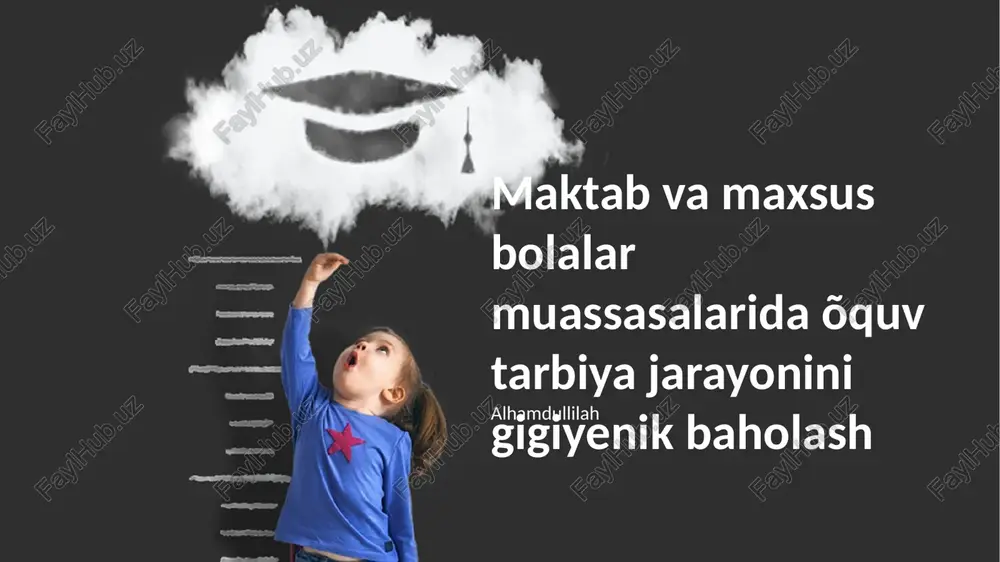 õquv tarbiya gigiyenik baholash — PPTX