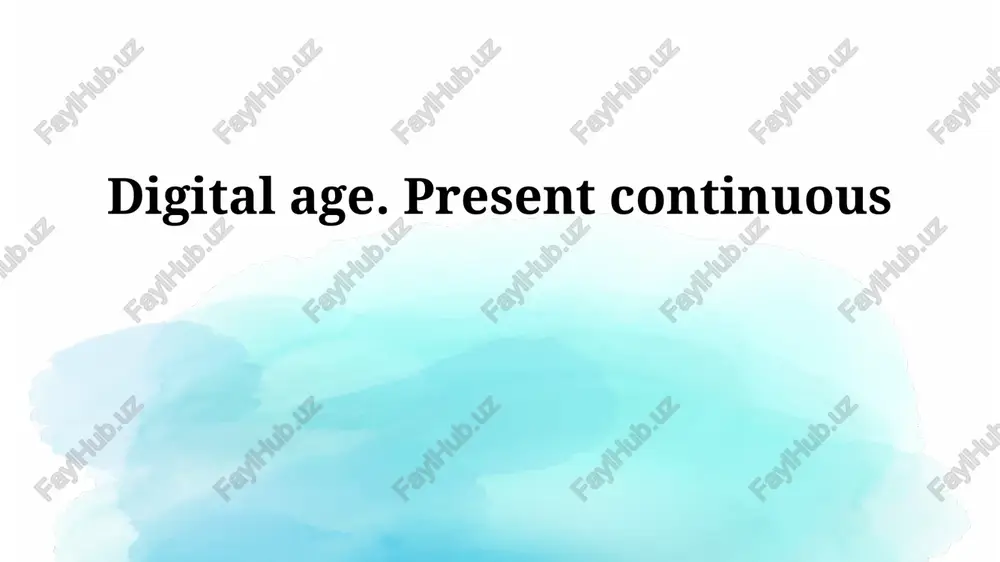 understanding the digital age: definition and characteristics — PPTX