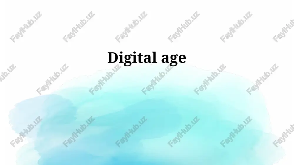 the digital revolution: a historical overview — PPTX