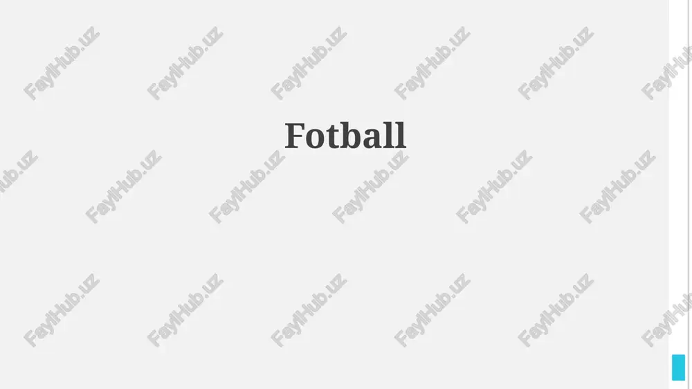 fotball — PPTX