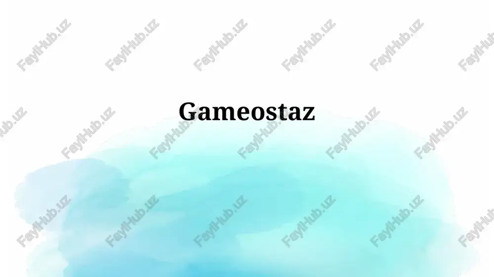 gameostaz — PPTX