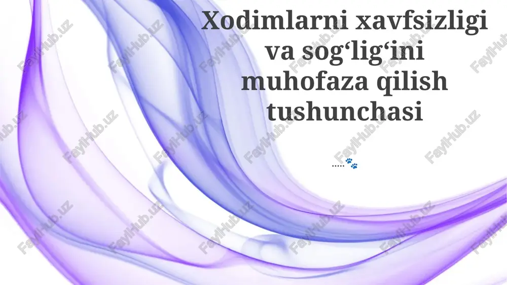 xavfsizlik qoidalari va muvofiqligi — PPTX