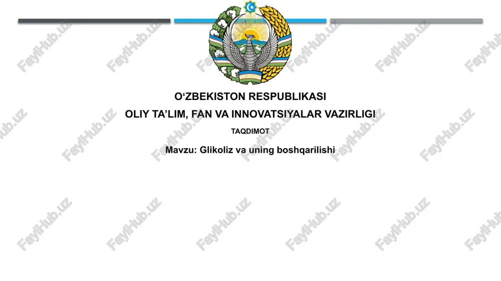 glikolizvauningboshqarilishi — PPTX