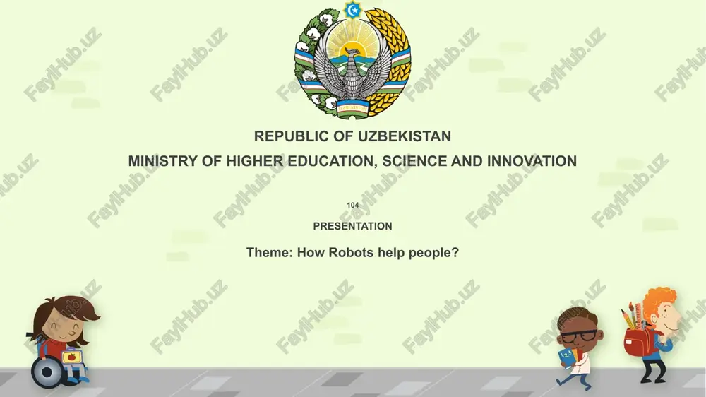 how robots help people? — PPTX