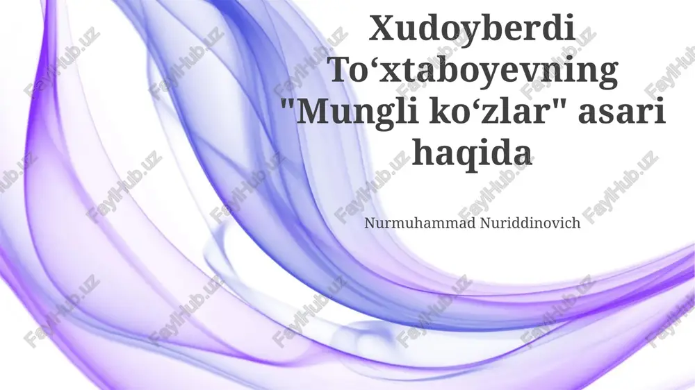 mungli koʻzlar — PPTX